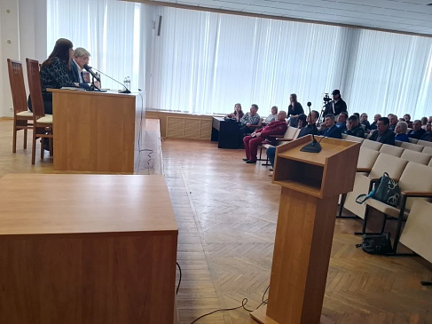 Курский филиал «СОГАЗ-Мед» принял участие в общегородском собрании в г. Железногорске, новости, пресс-релизы, статьи, «СОГАЗ-Мед», омс